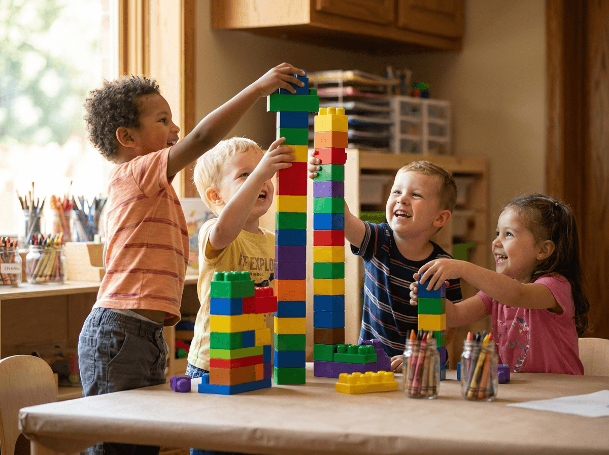 Toddlers and parents enjoying sensory play and crafts at Little Explorers